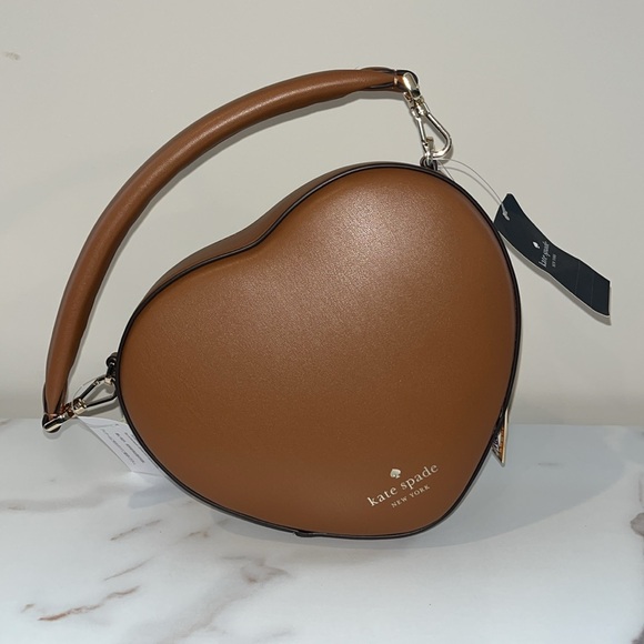 ♠️kate spade 3D Pretzel Big Apple Embellished Puffy Crossbody Bag NWT - Picture 12 of 16